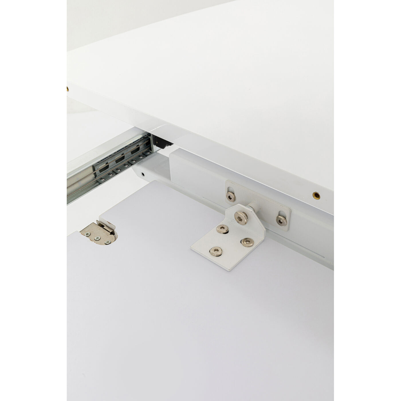 Стол раздвижной Benvenuto White Gloss200(50)x110cm KARE 40819