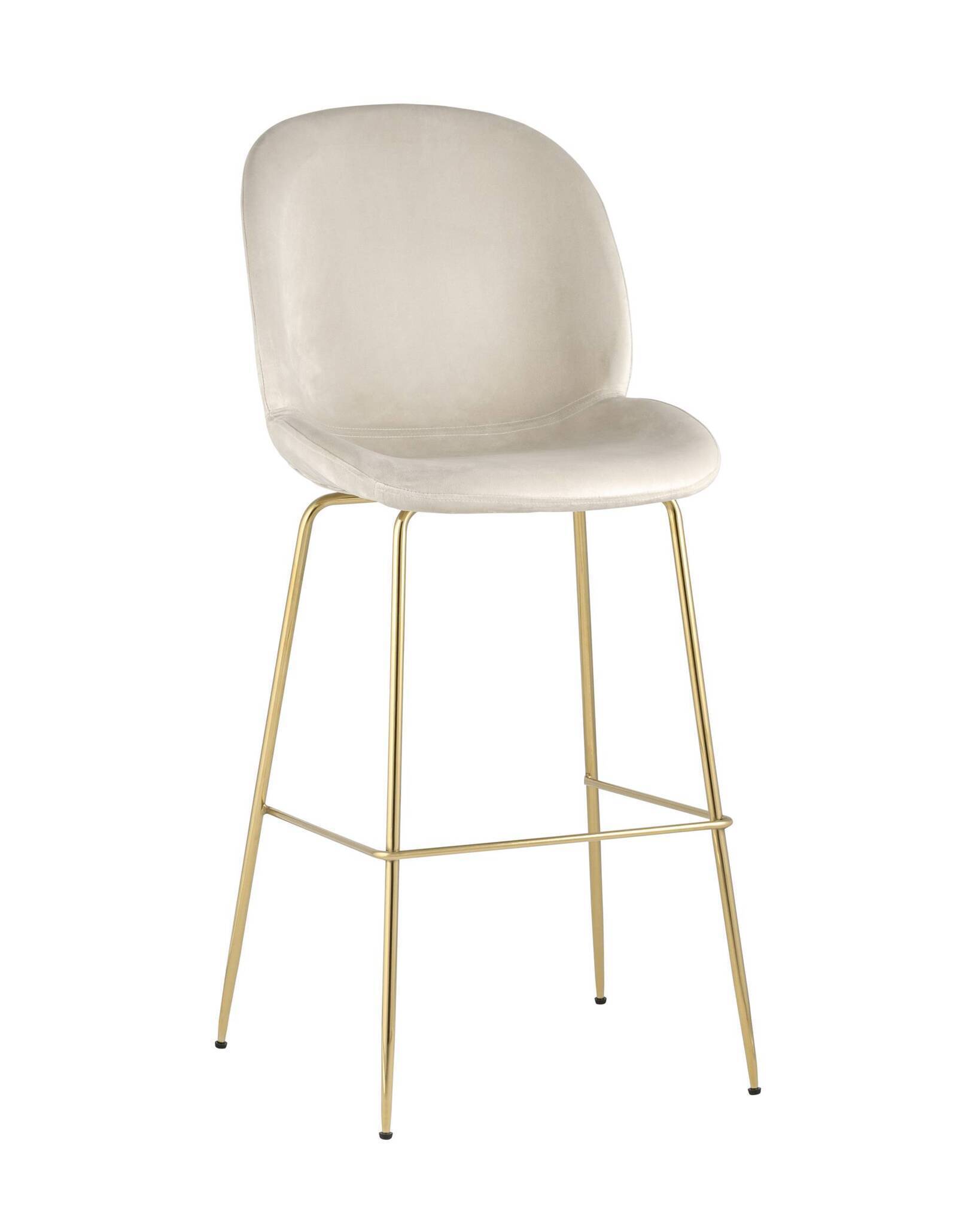 Стул барный Beetle со спинкой бежевый Stool Group