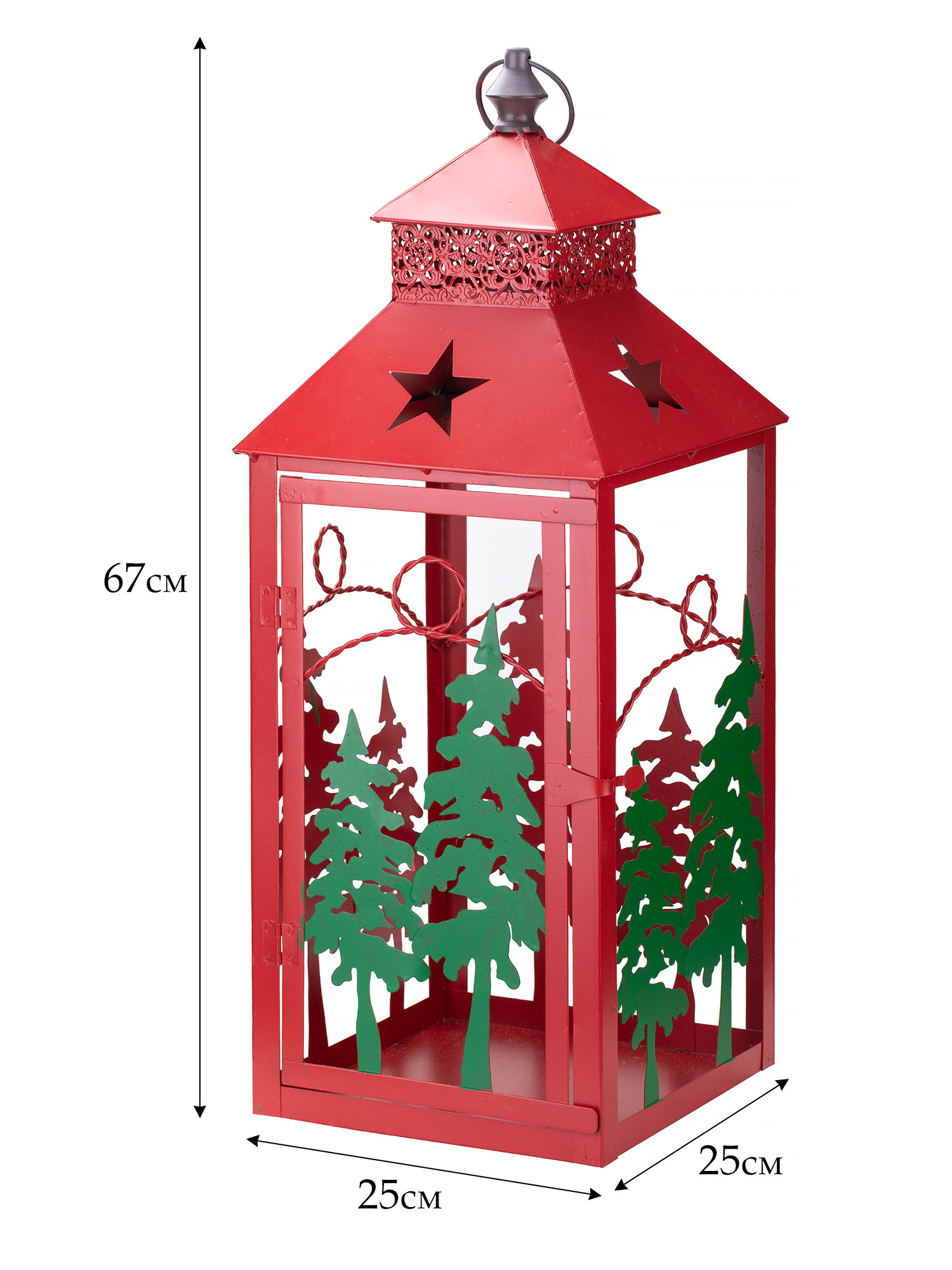 Подсвечник Фонарь Glasar 57-205/1