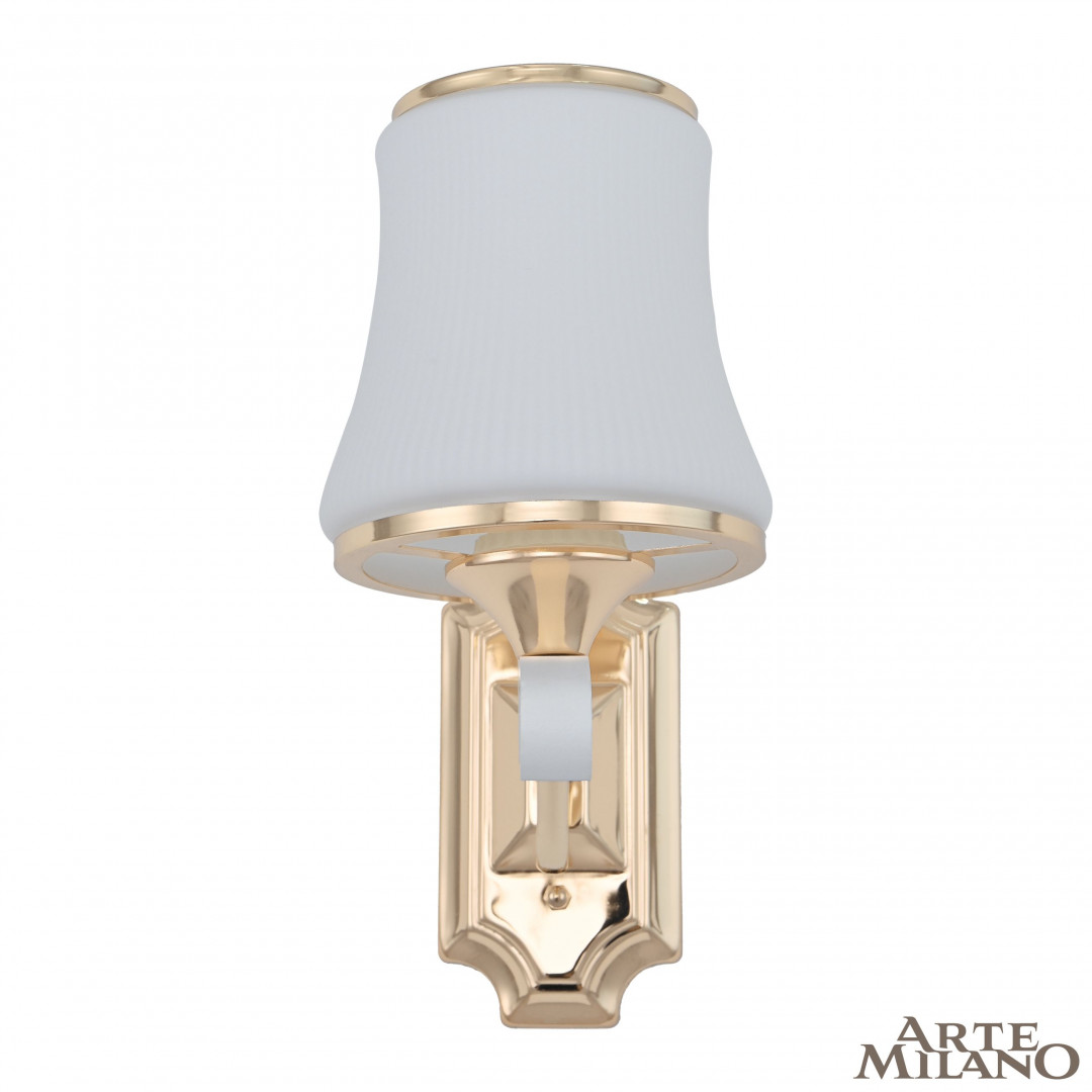 Бра с плафоном 303987/1W Wh/Gd Arte Milano