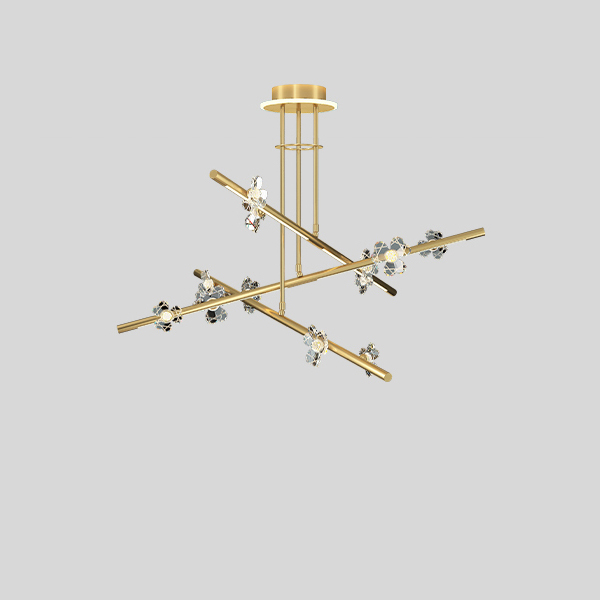 Потолочная люстра CAMILIA CH D100 Brass by ImperiumLoft