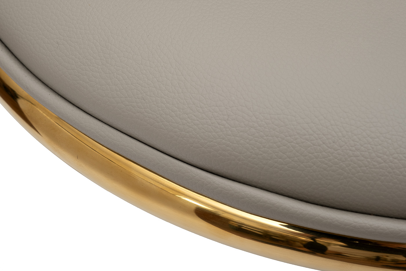 Стул экокожа бежевая/золото Garda Decor 76AR-24005