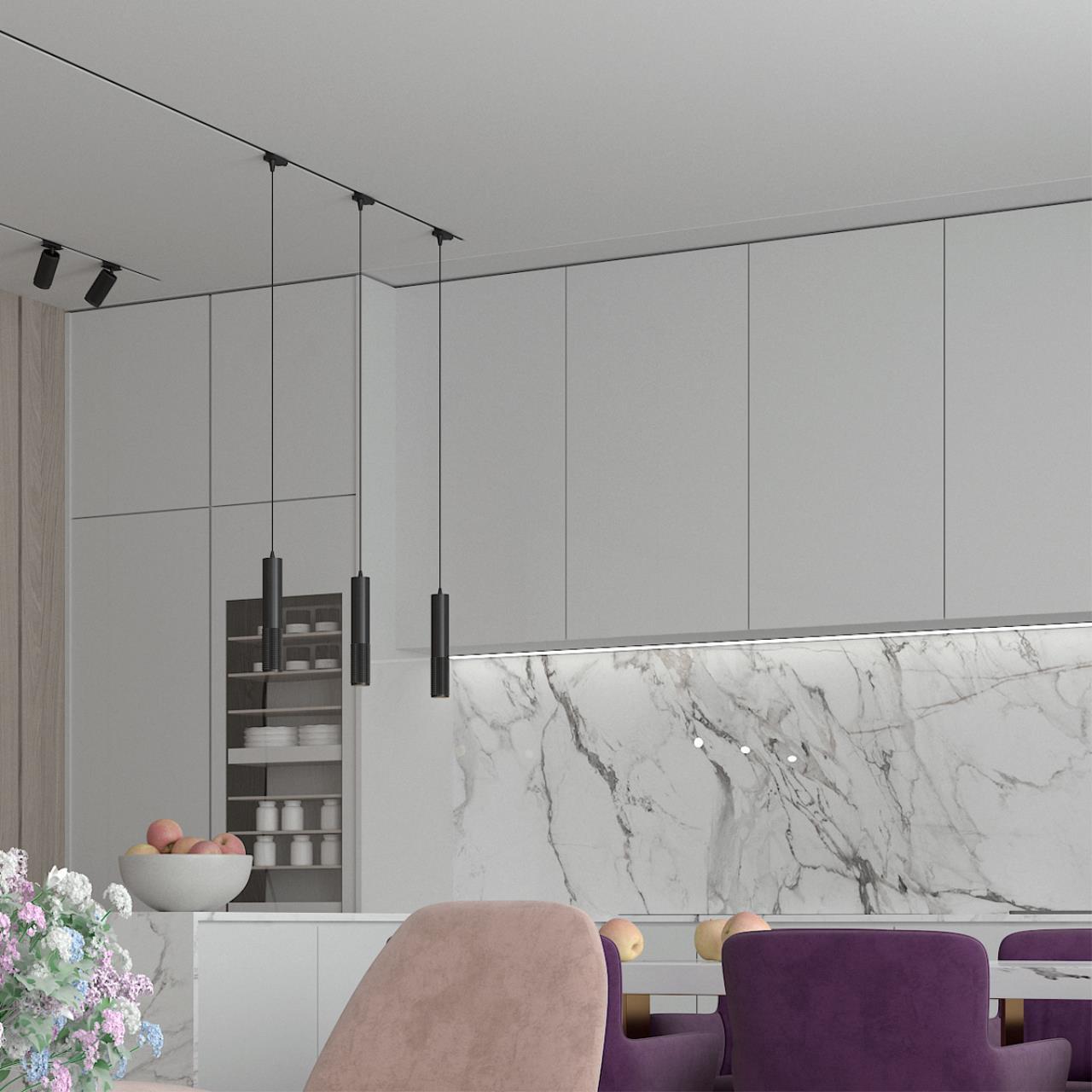 Однофазный трековый светодиодный светильник Novotech 358495