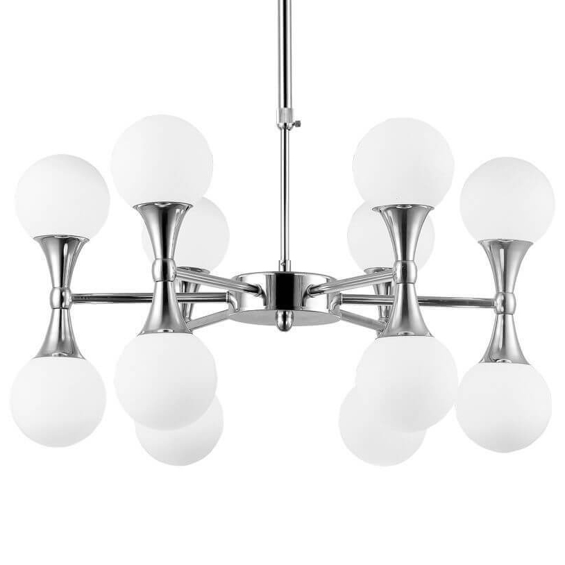 Люстра Ball Valley Chandelier Chromium 12 by ImperiumLoft