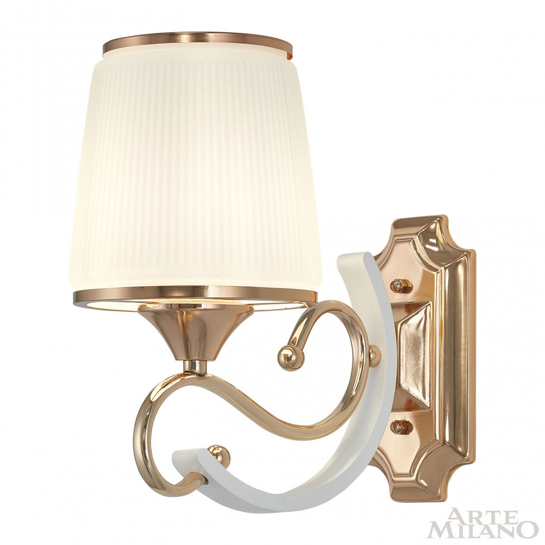 Бра с плафоном 303857/1W Wh/Gd Arte Milano