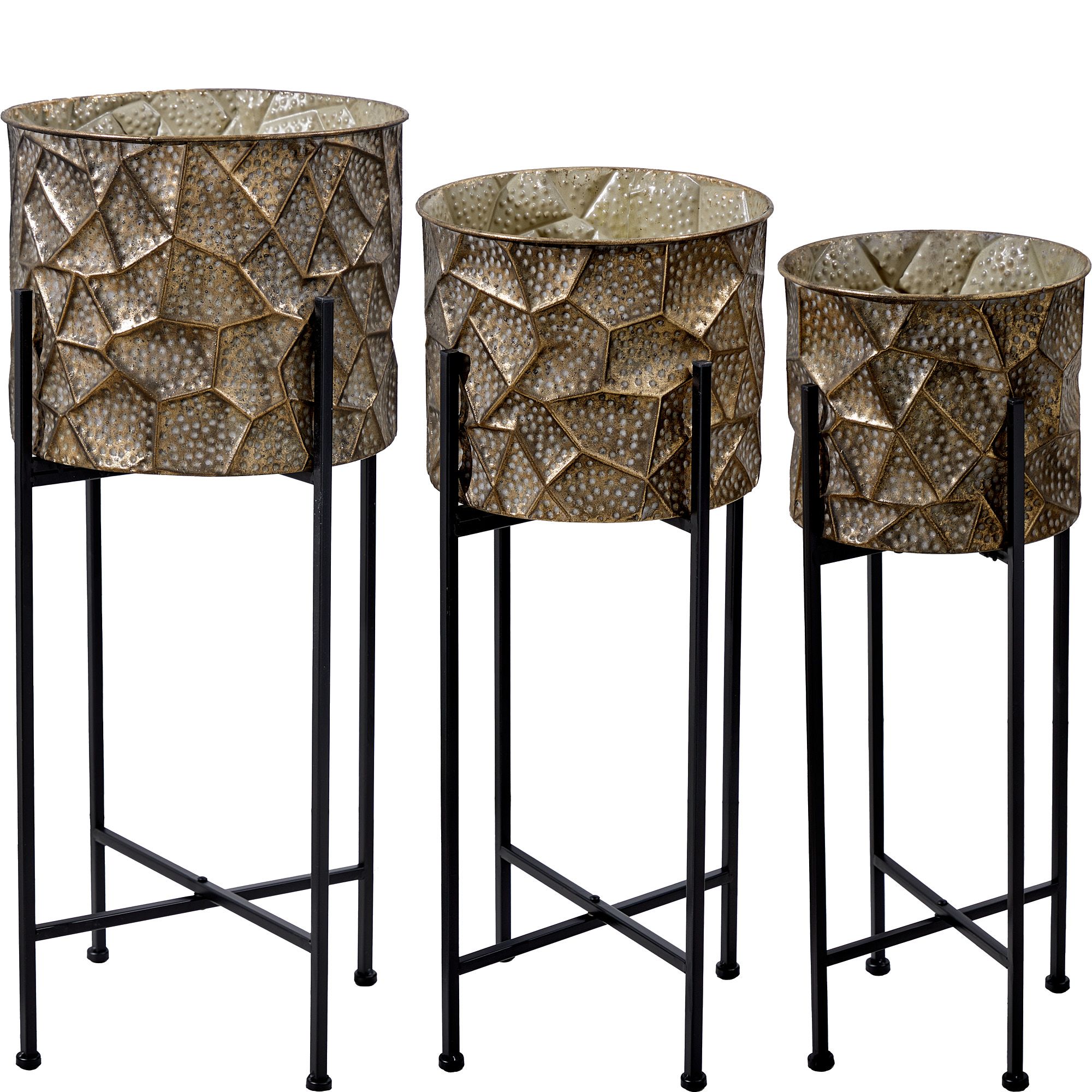 Кашпо напольные Каир на подставках, набор Glasar 57-463