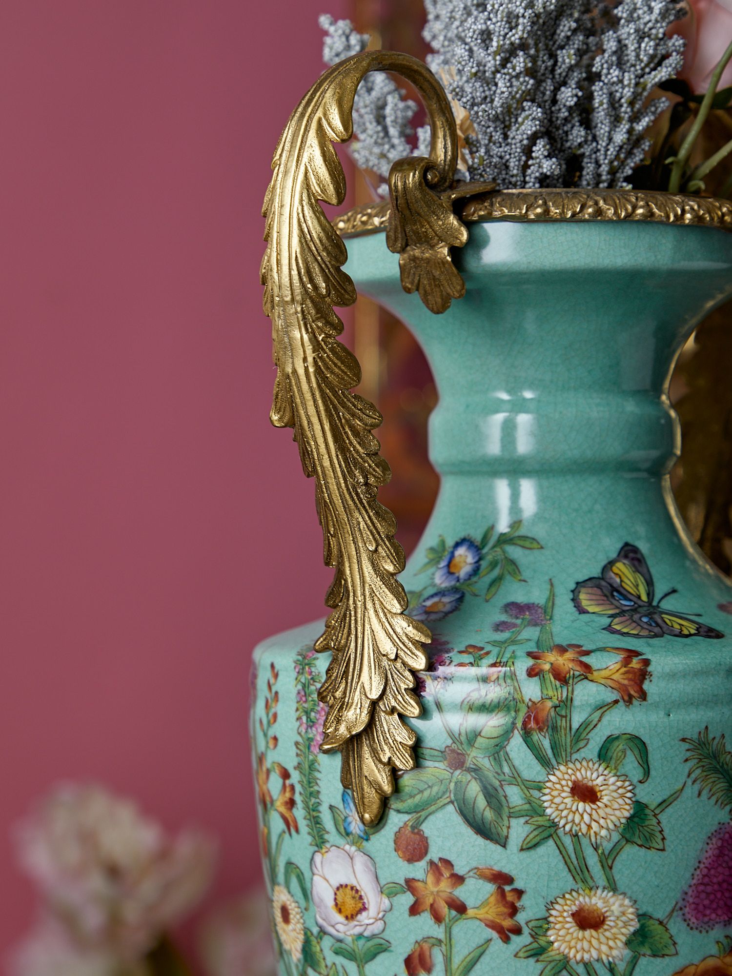 Ваза с ручками Glasar J872HC/HLD1573