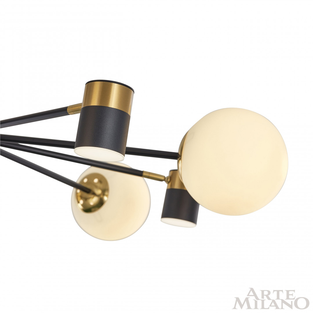 Люстра светодиодная 274802/10 BK/GD Arte Milano