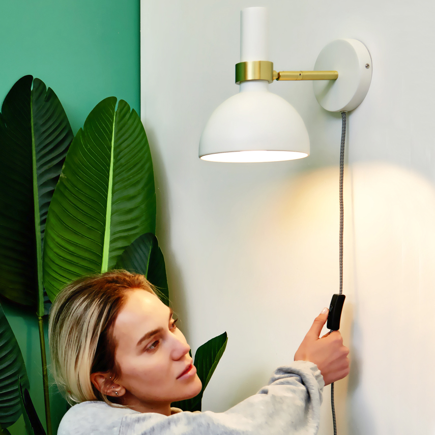 Настенный светильник LARRY Wall 1L Black by ImperiumLoft