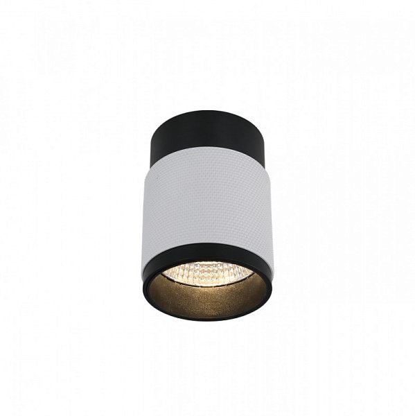 Накладной светильник iLedex 1955-10W-3000K-36 BK+WH