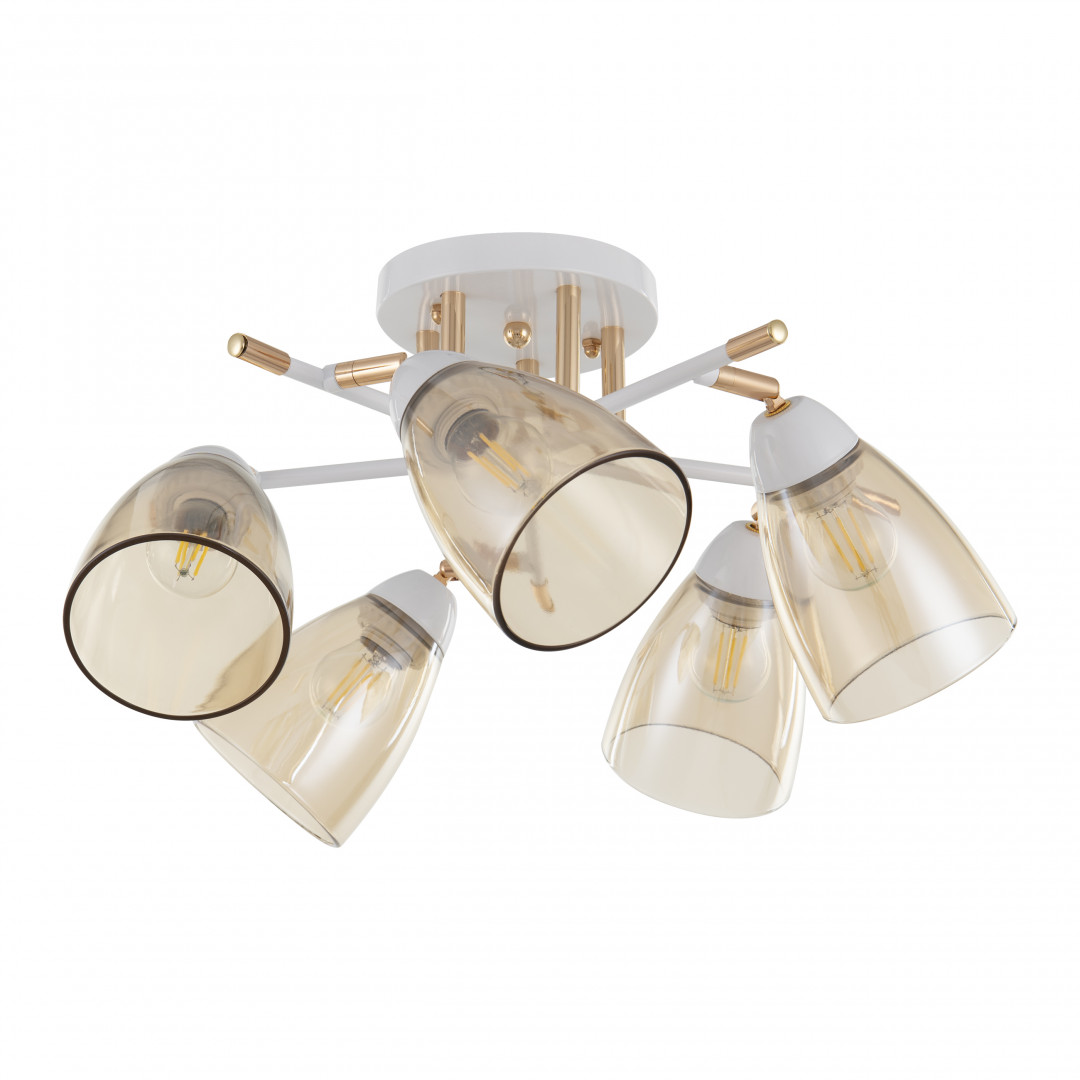 Люстра с плафонами 327410/5 FG+WH Arte Milano