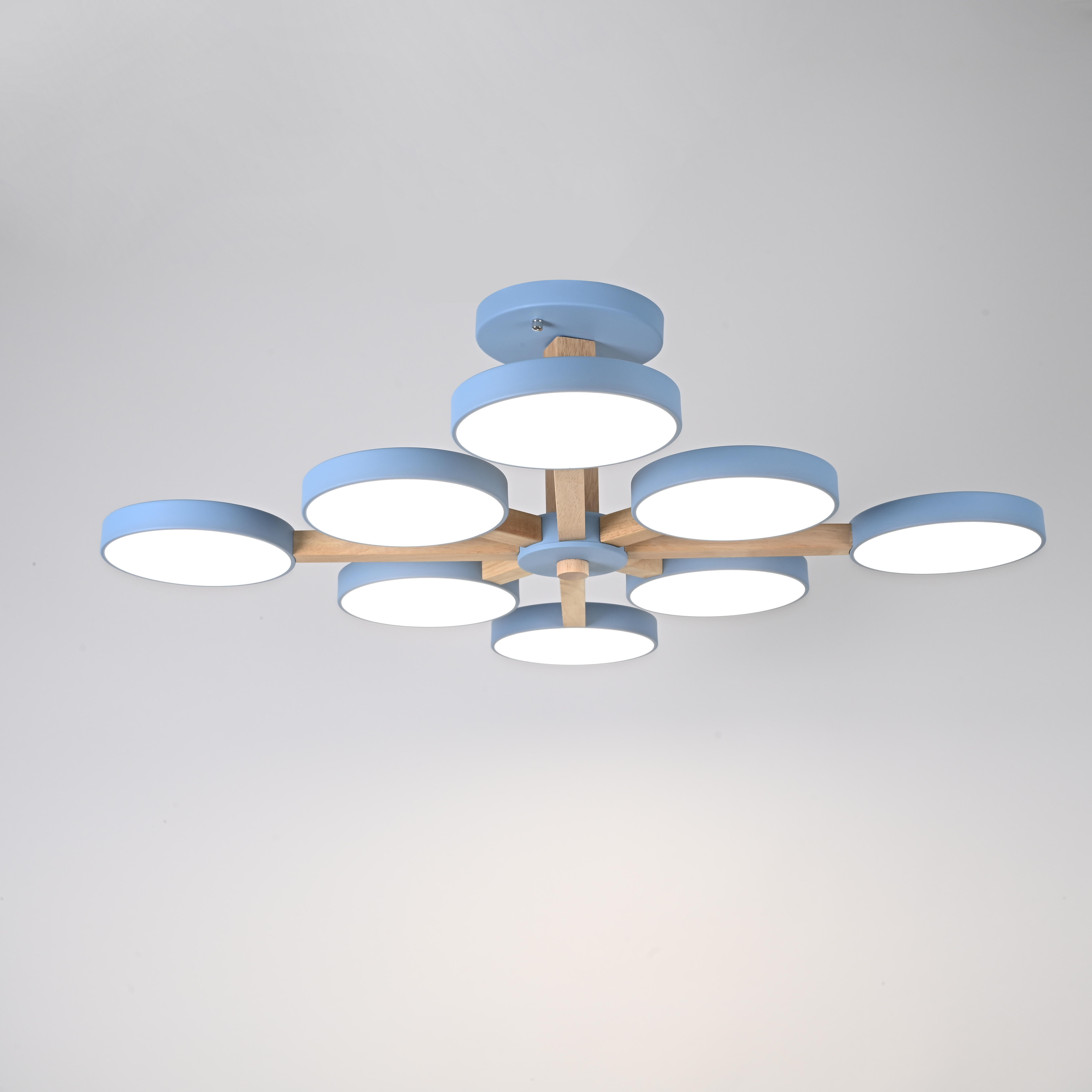 Потолочный светильник TURNA L8 Blue by ImperiumLoft