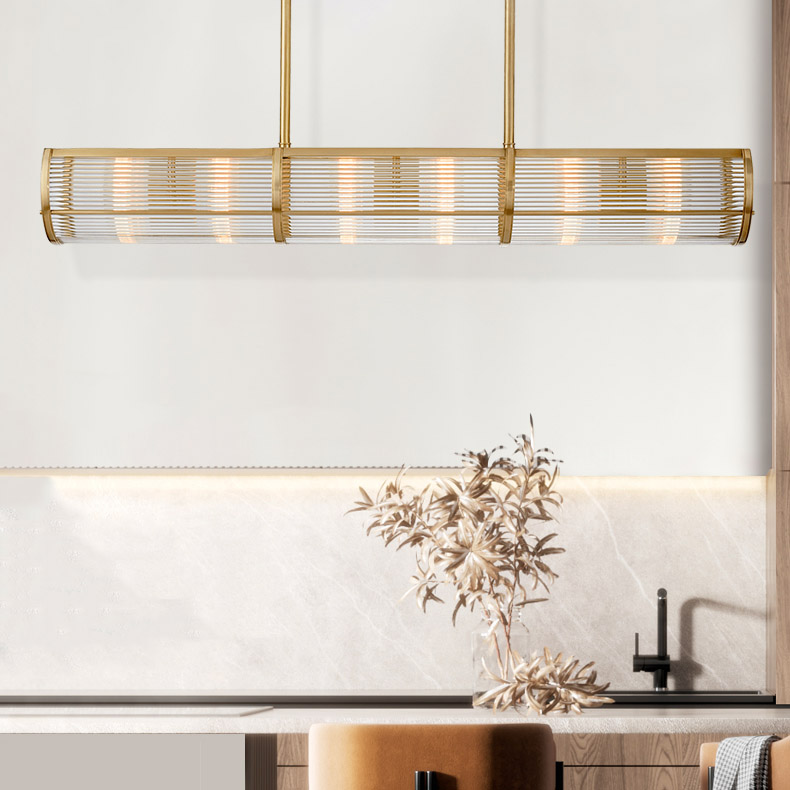 Подвесной светильник BRIEF L120 Brass by ImperiumLoft