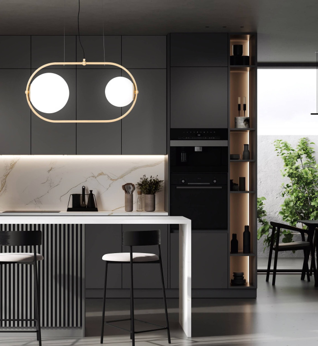 Подвесной светильник Lumina Deco LDP 1210-2 BK