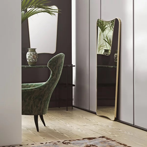 Sky XL Gold Зеркало в полный рост в раме Smal Art-Zerkalo SM132GL