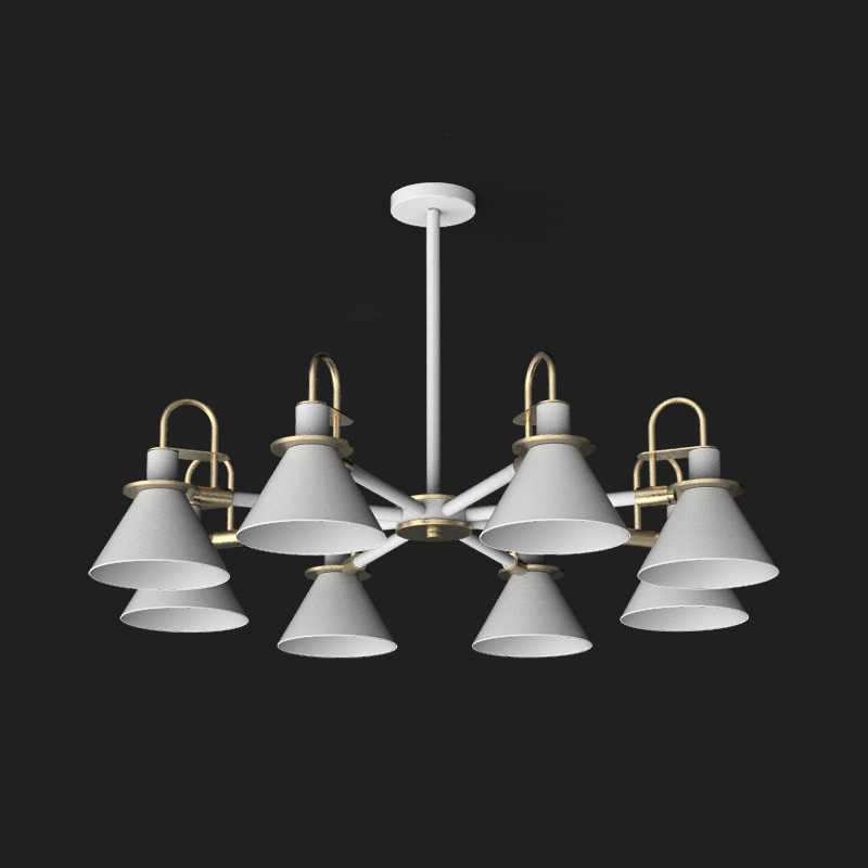 Люстра на штанге CODA D94 White by ImperiumLoft