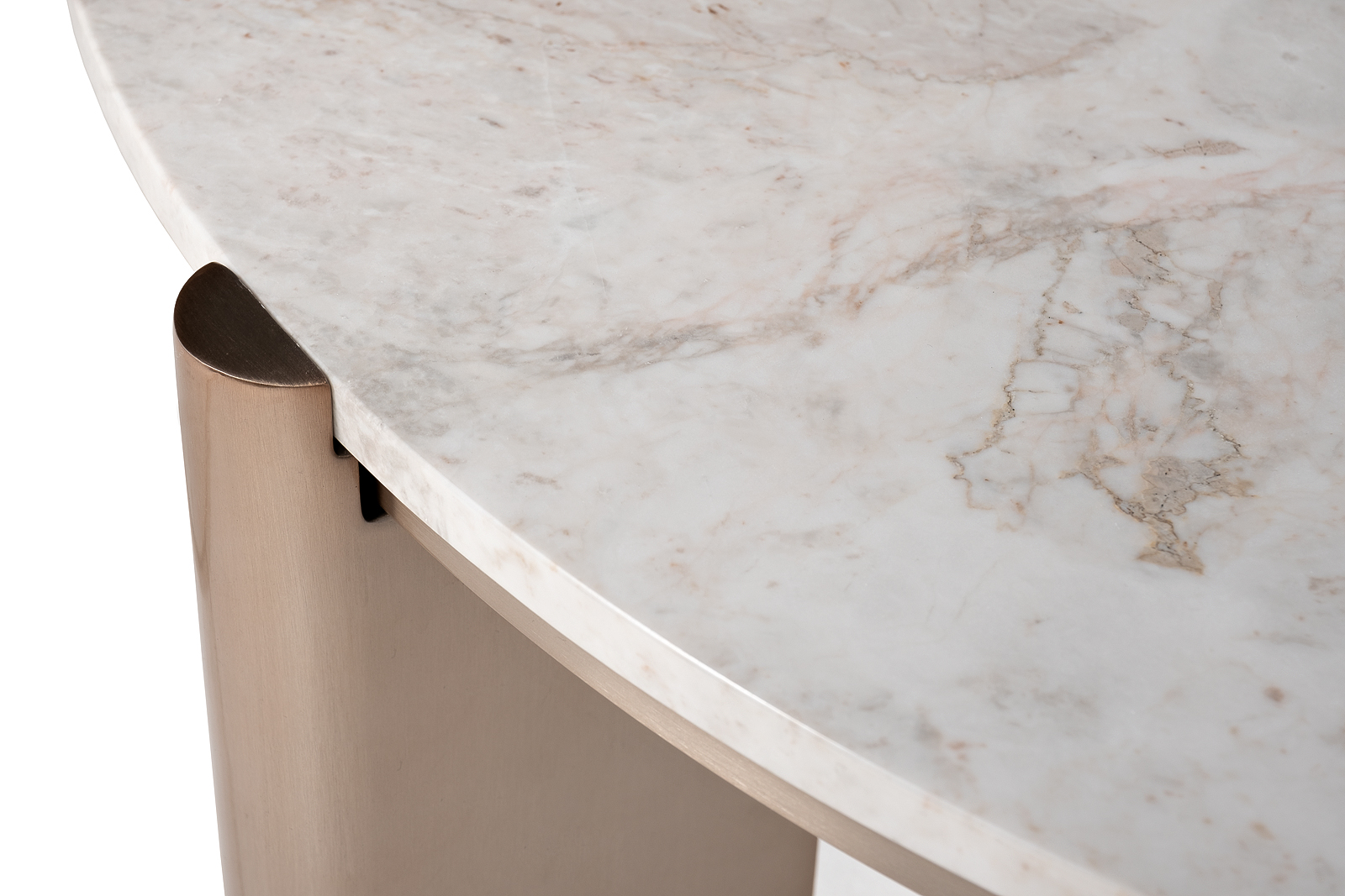 Стол журнальный белый мрамор Garda Decor 57EL-10082