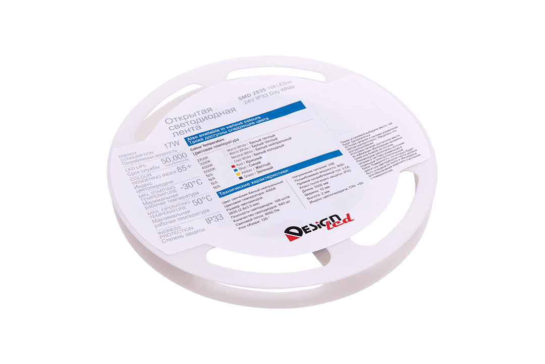 Лента светодиодная DesignLed DSG2168-24-NW-33