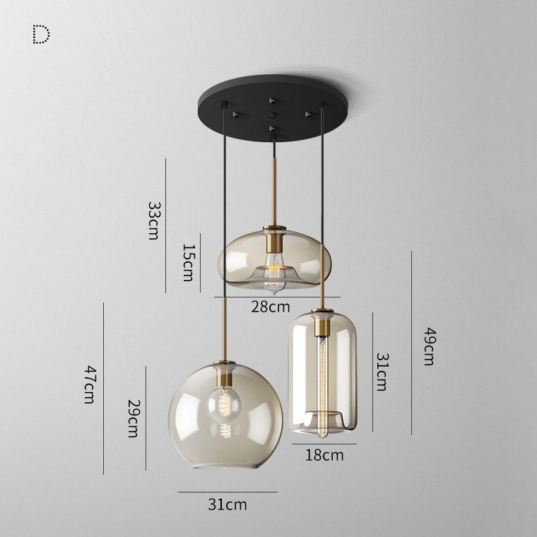 Подвесной светильник VILMO TRIO G by ImperiumLoft