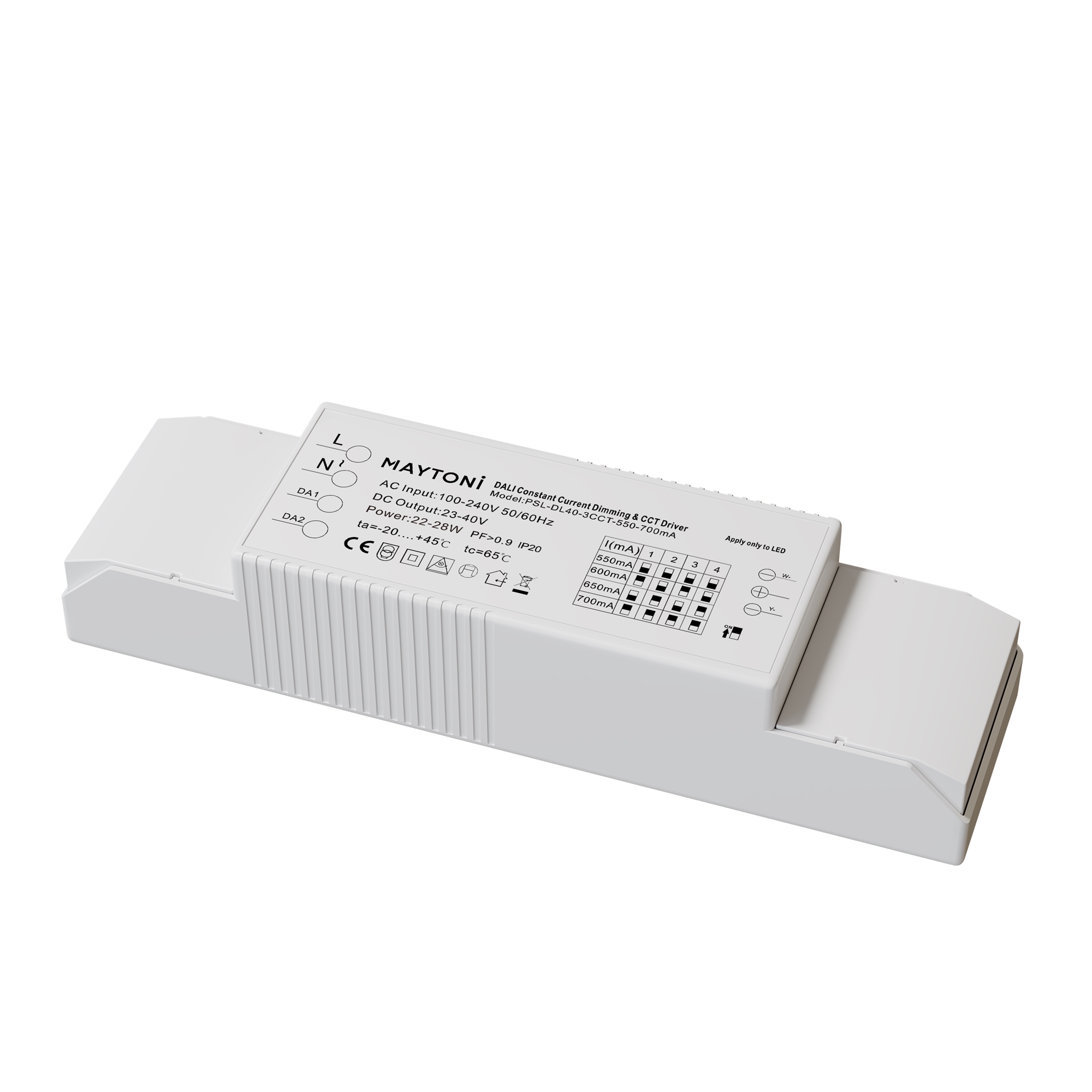 Источник тока Lighting control PSL-DL40-3CCT-550-700mA