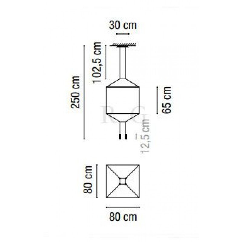 Подвесной светильник Vibia Wireflow 0310