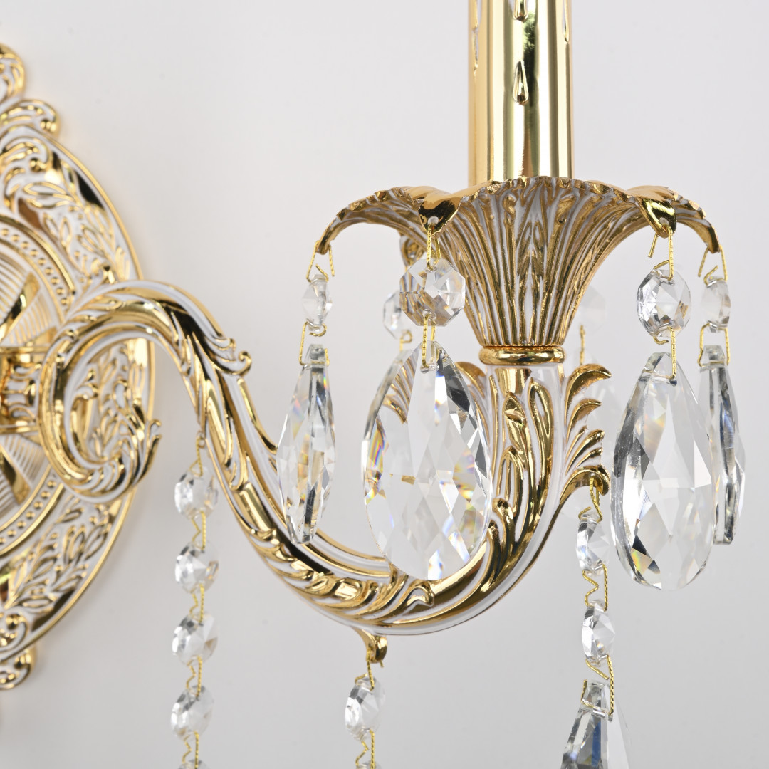 Бра с хрустальными подвесками AL7901B10/2/175 B GW Bohemia Ivele Crystal