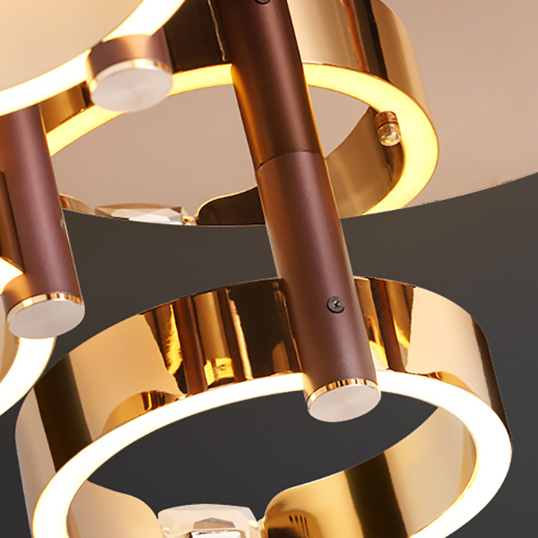 Потолочная люстра SELLIF D CH D68 Brown by ImperiumLoft