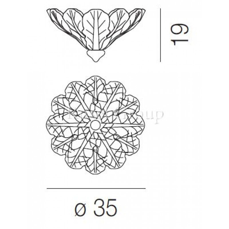 Потолочный светильник Vistosi FUOCHI PL 35