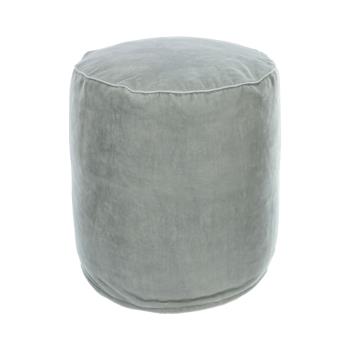 Круглый пуф Brunetta из серого бархата Ø 40 см La Forma (ex Julia Grup)