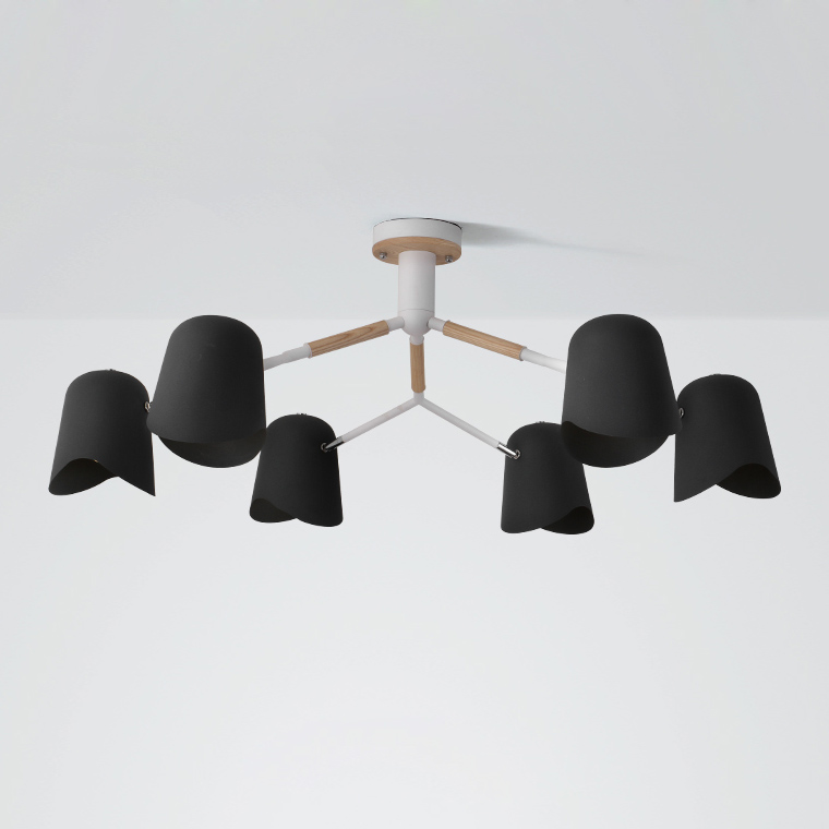 Люстра на штанге NOTCH D94 Black by ImperiumLoft