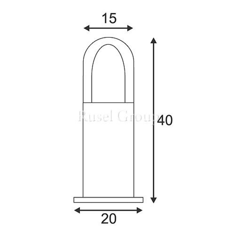 Уличный светильник SLV RUSTY CONE 40 229431