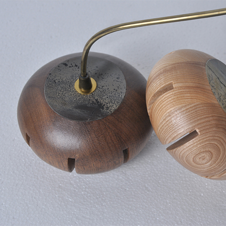 Дизайнерская люстра CAPSULES L90 Dark wood by ImperiumLoft