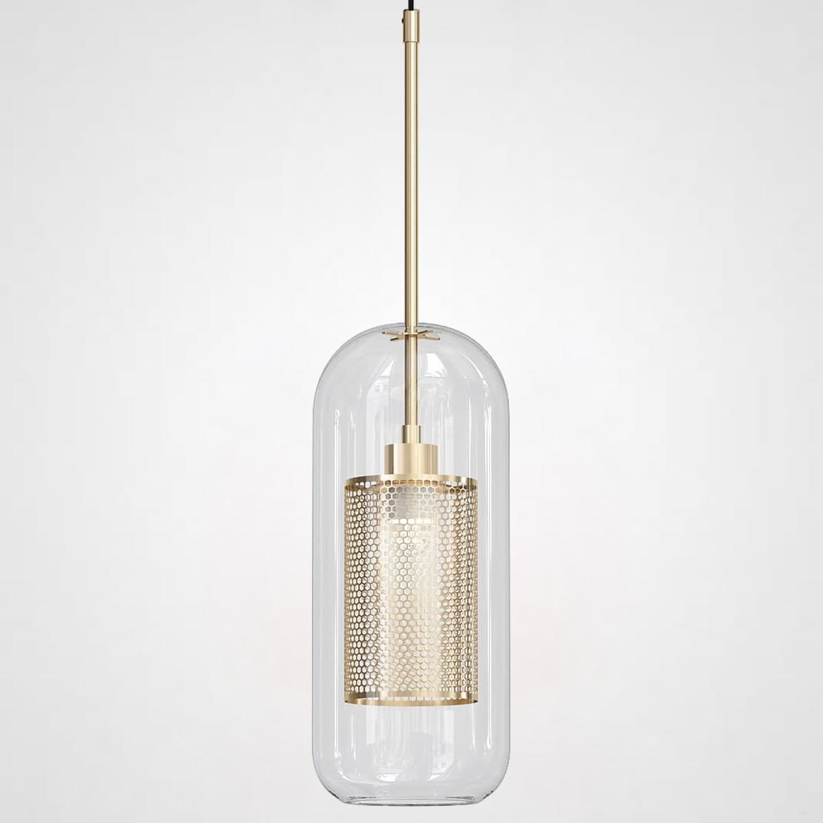 Подвесной Светильник Catch F Cylinder Brass D15 By Imperiumloft