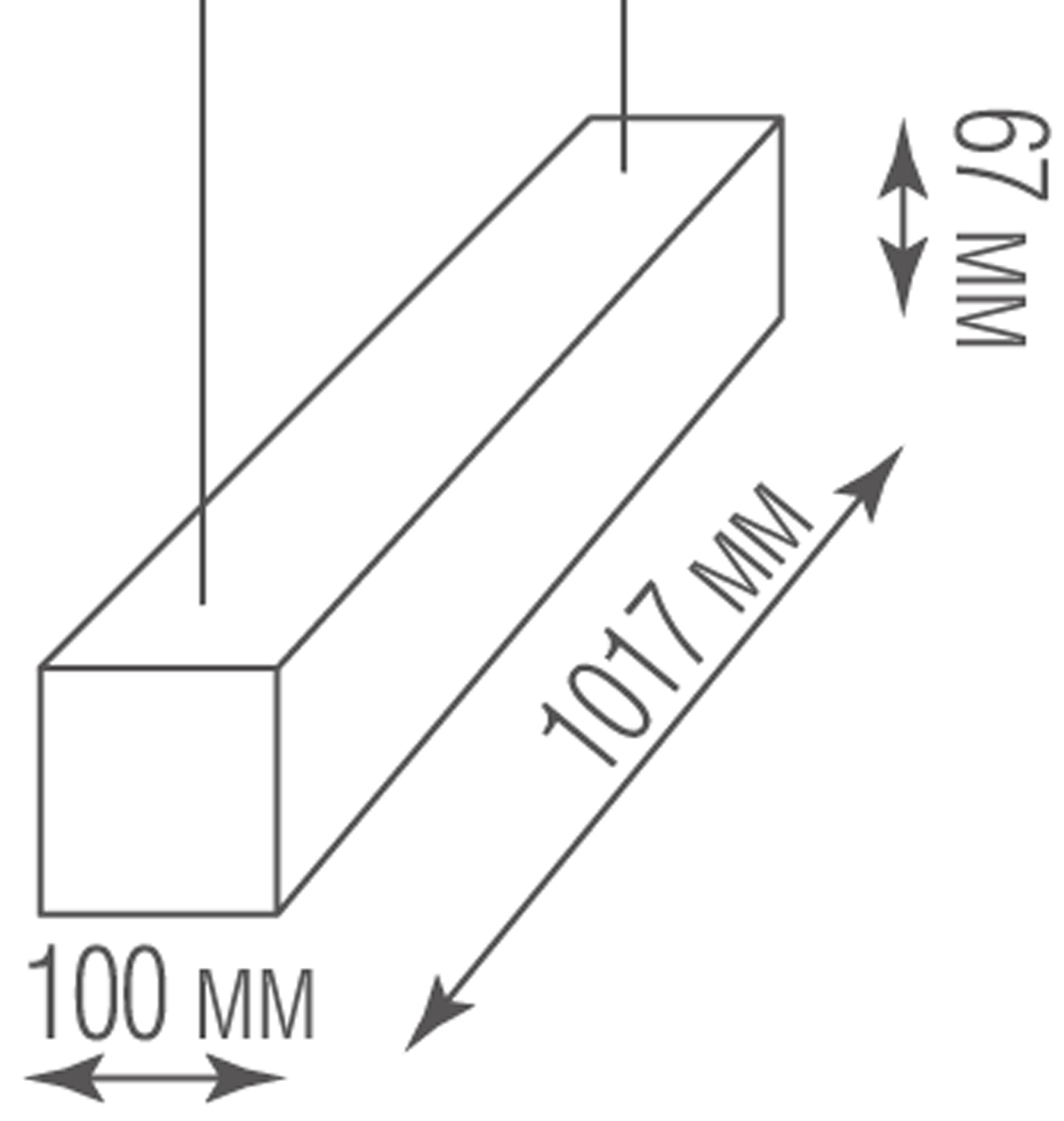 Подвесной светодиодный светильник Donolux DL18516S100WW40L5 D7