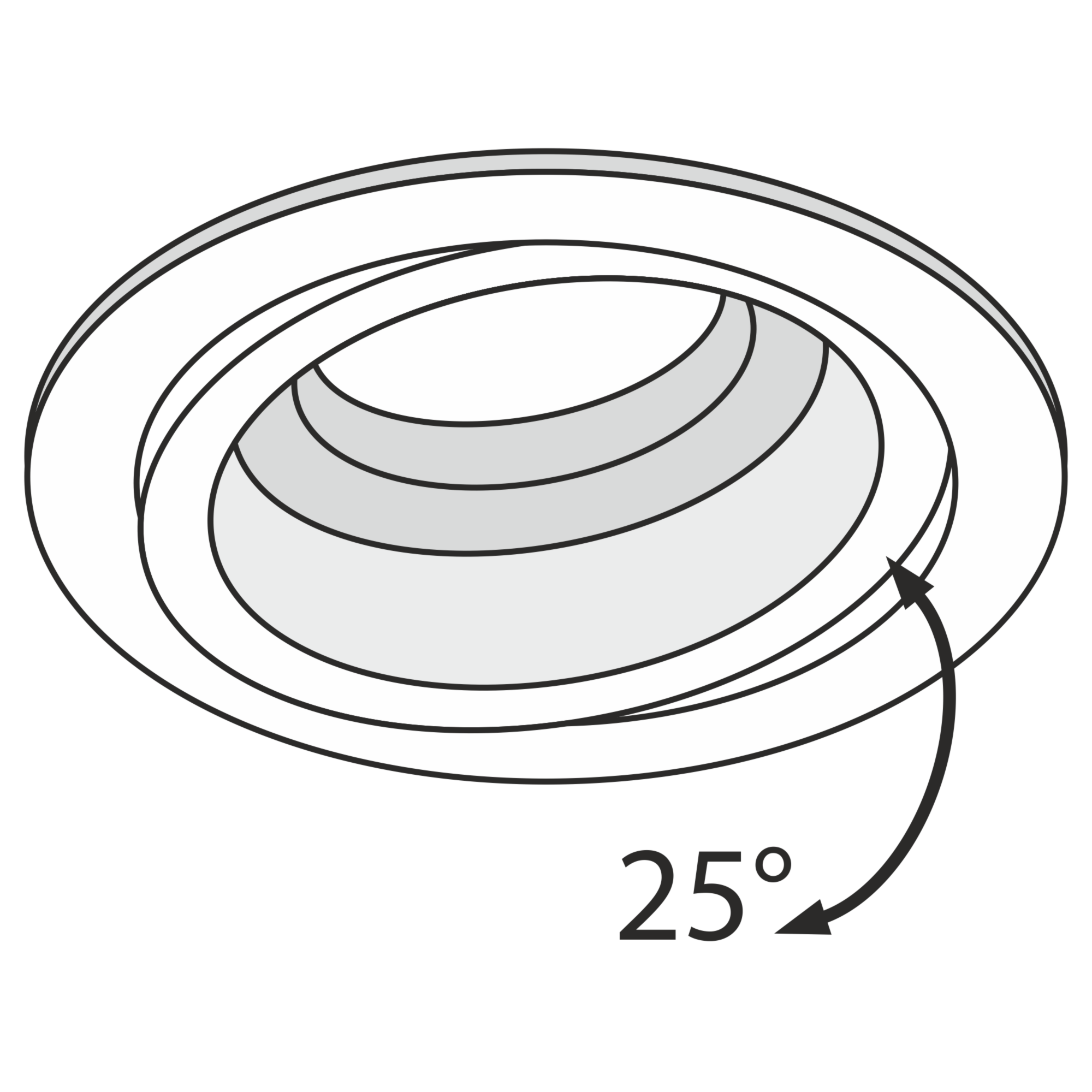 Встраиваемый светильник Maytoni DL025-2-01W