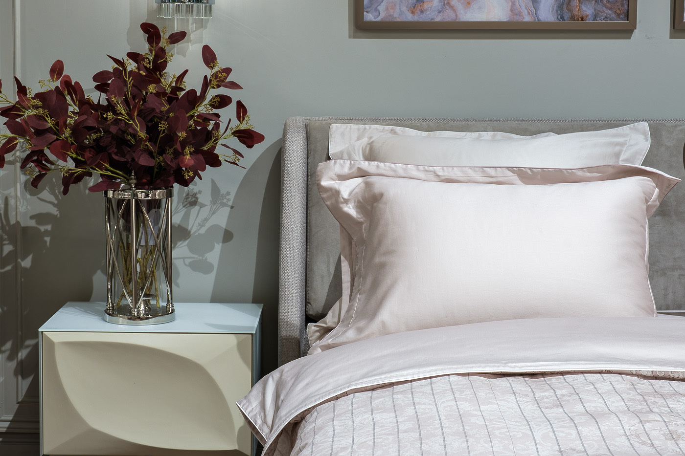 Подсвечник нерж.сталь/стекло Garda Decor 95IM-4590L