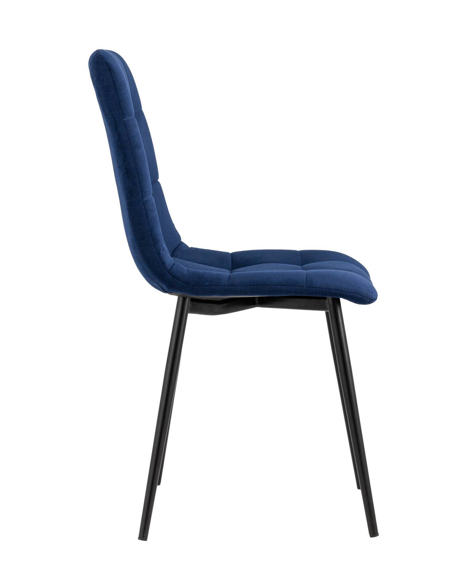 Стул Oliver велюр тёмно-синий Stool Group