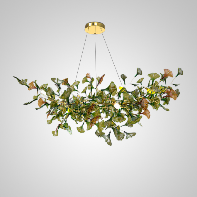 Подвесная люстра ELLING A L120 Green by ImperiumLoft