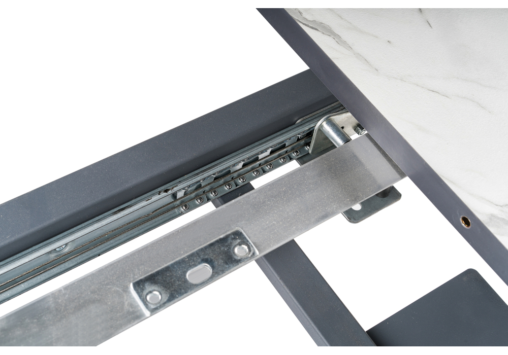 Стол деревянный Woodville Кларк белый / графит 462384