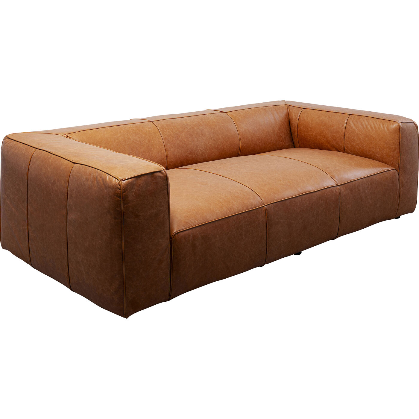 Диван трехместный Cubetto 3-Seater Light Brown 220 см KARE 87792