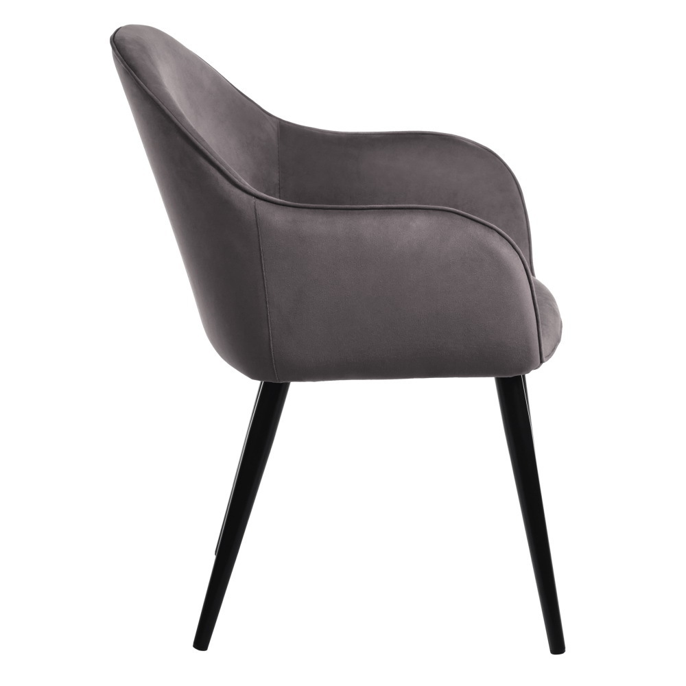 Стул Frida тёмно-серый велюр Bradex Home RF 0379