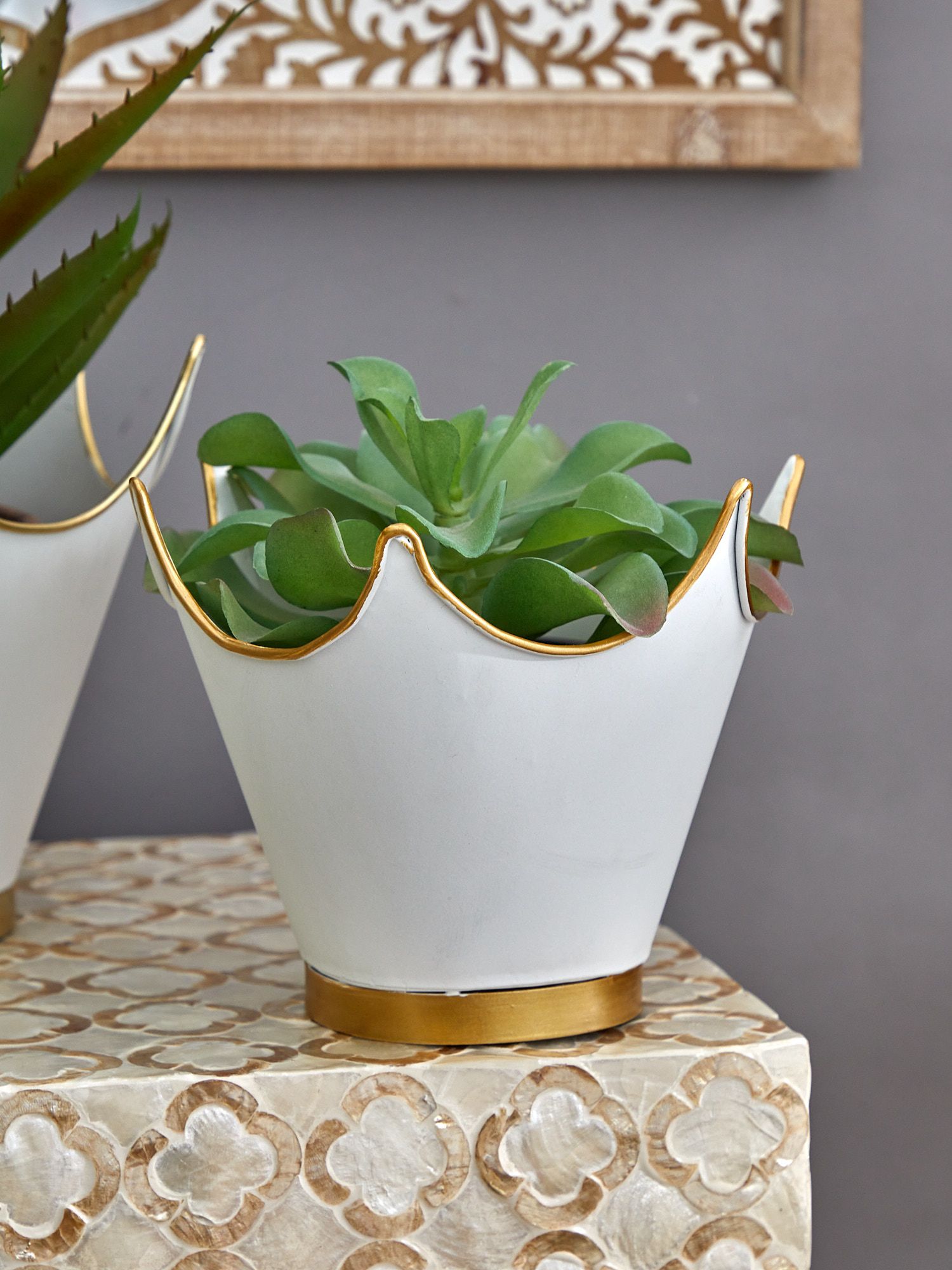 Кашпо Корона Glasar 57-385/2