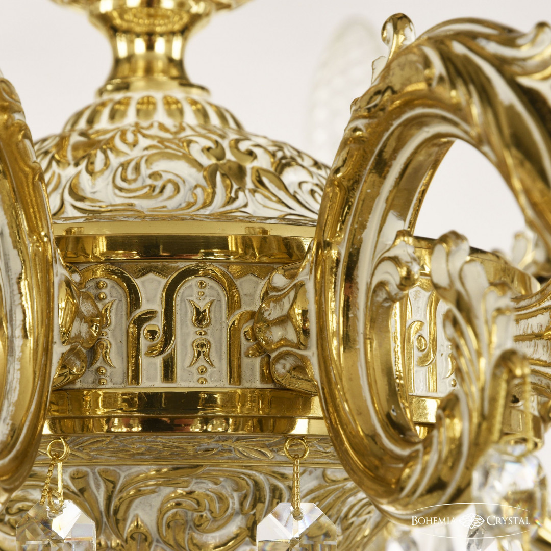 Люстра бронзовая с хрусталём 71102/10/210 B GW