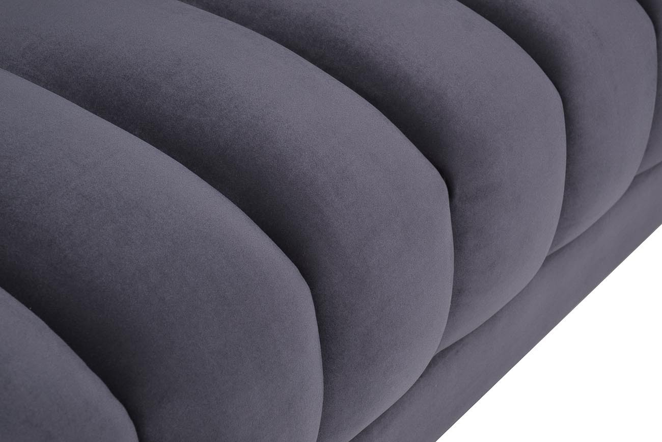 Диван Fabio трехместный велюровый синий Garda Decor FABIO-3-2K-СИНИЙ-Gen12