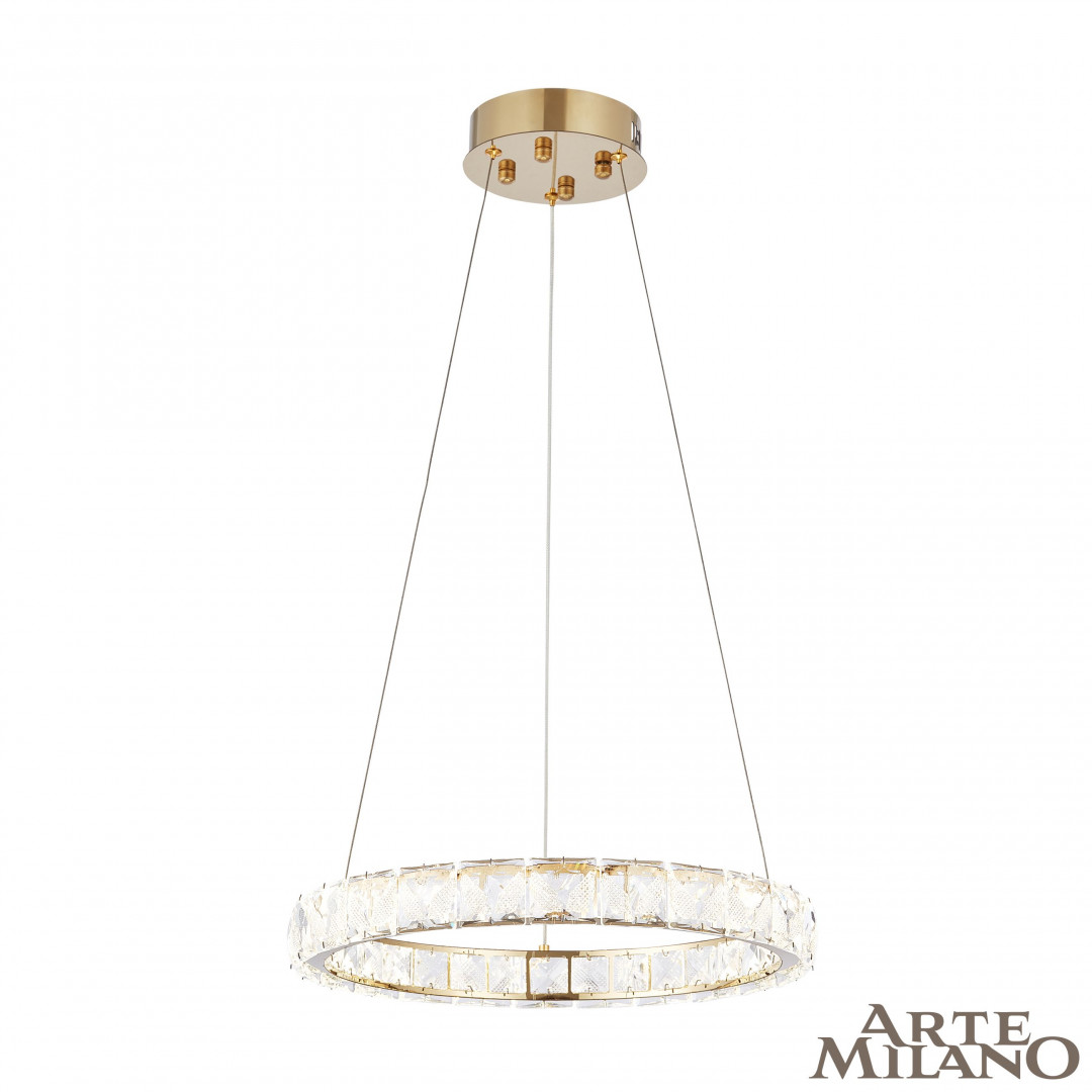 Люстра светодиодная с пультом 311311/D400 GD Arte Milano