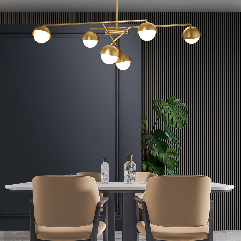 Потолочная люстра KENDALL L6 Black Gold by ImperiumLoft