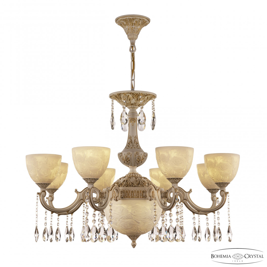 Люстра хрустальная AL78101P/8/250 A WMG P1 U Rose Bohemia Ivele Crystal