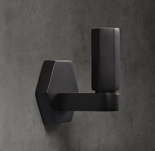 Крючок Restoration Hardware Lambeth Hex. Small Bronze