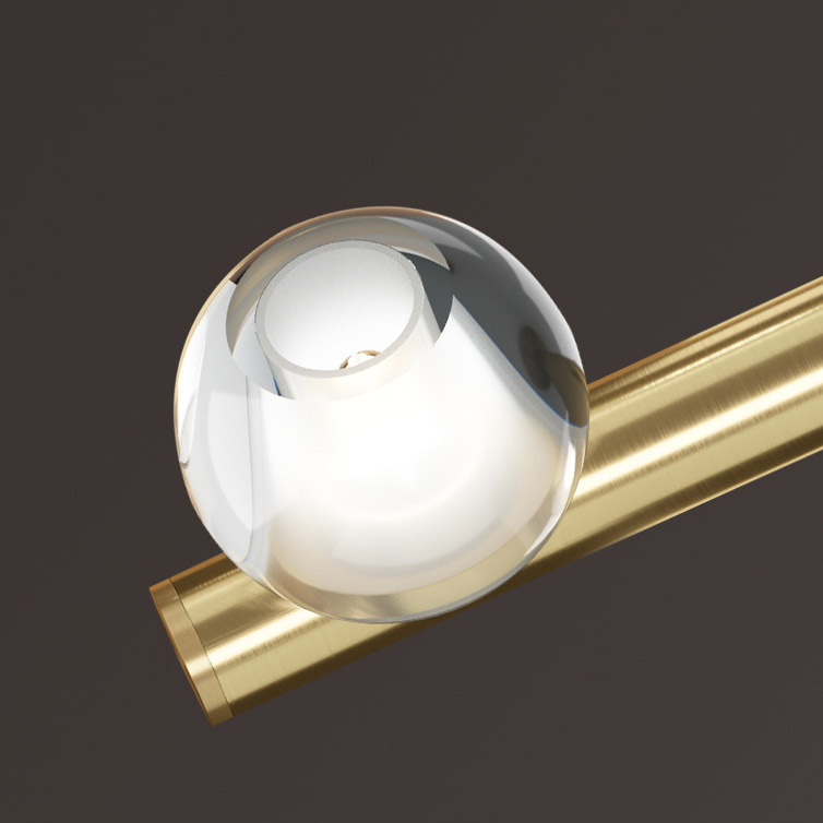 Настольная лампа ILIANA TAB Brass Black by ImperiumLoft