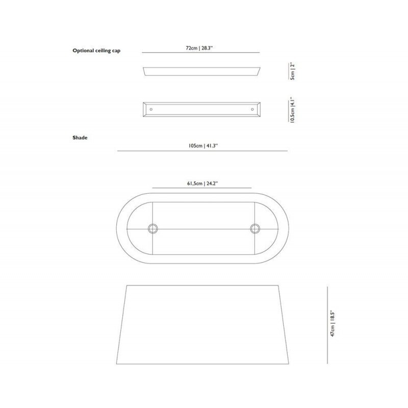 Подвесной светильник Moooi Oval Light white